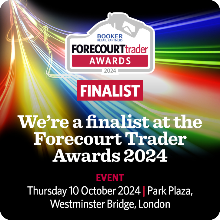 We are a finailist in the Booker Forecourt Awards 2024.